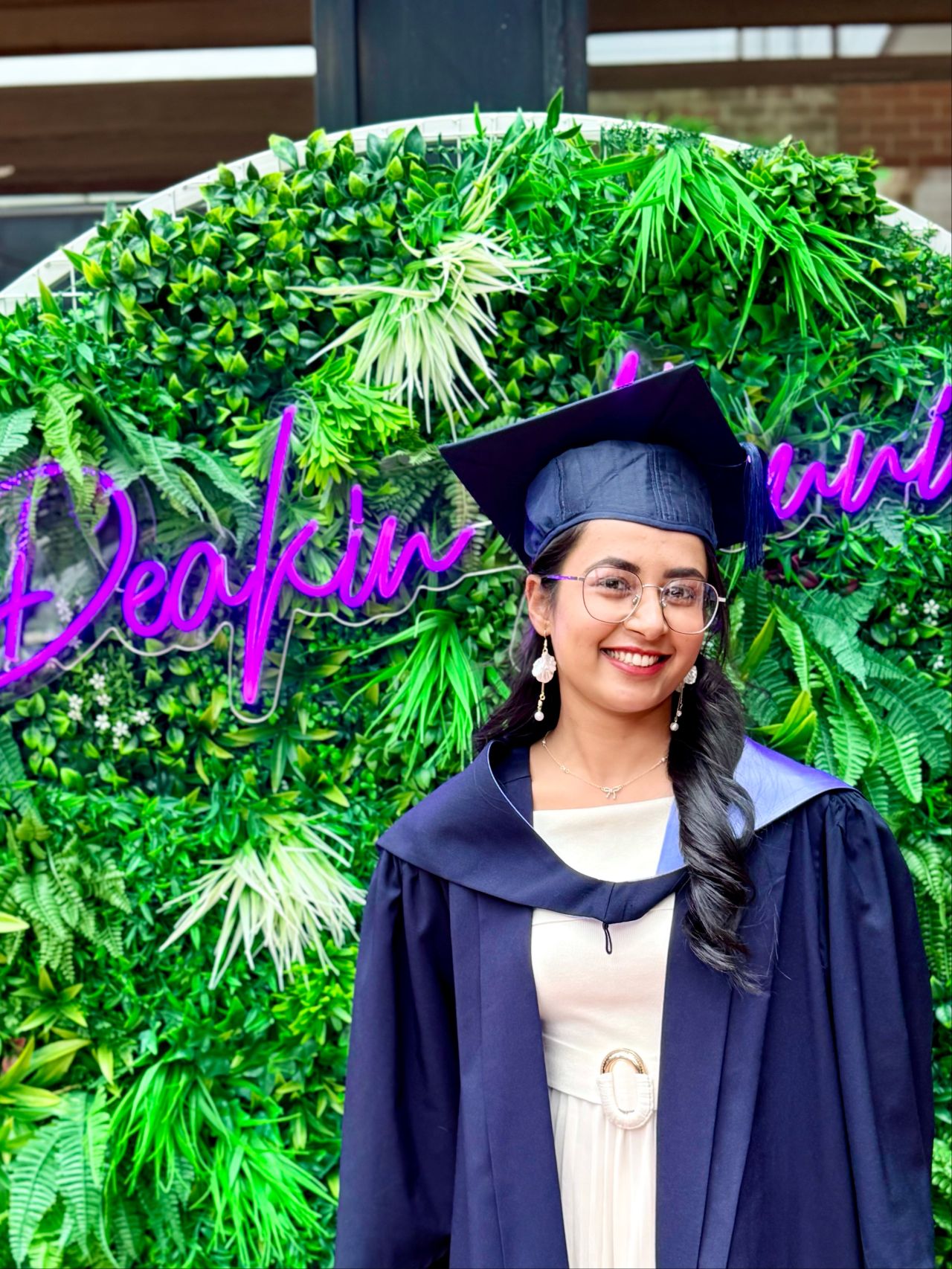 Kirtika Sharma at Deakin graduation
