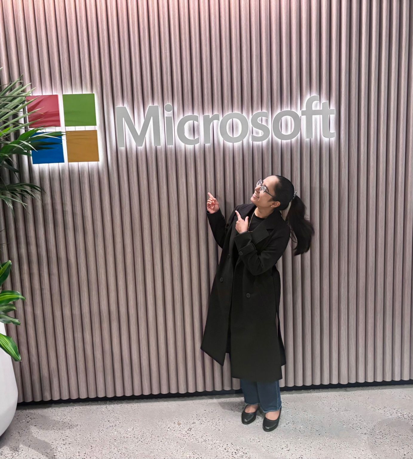 Kirtika at Microsoft Office Melbourne